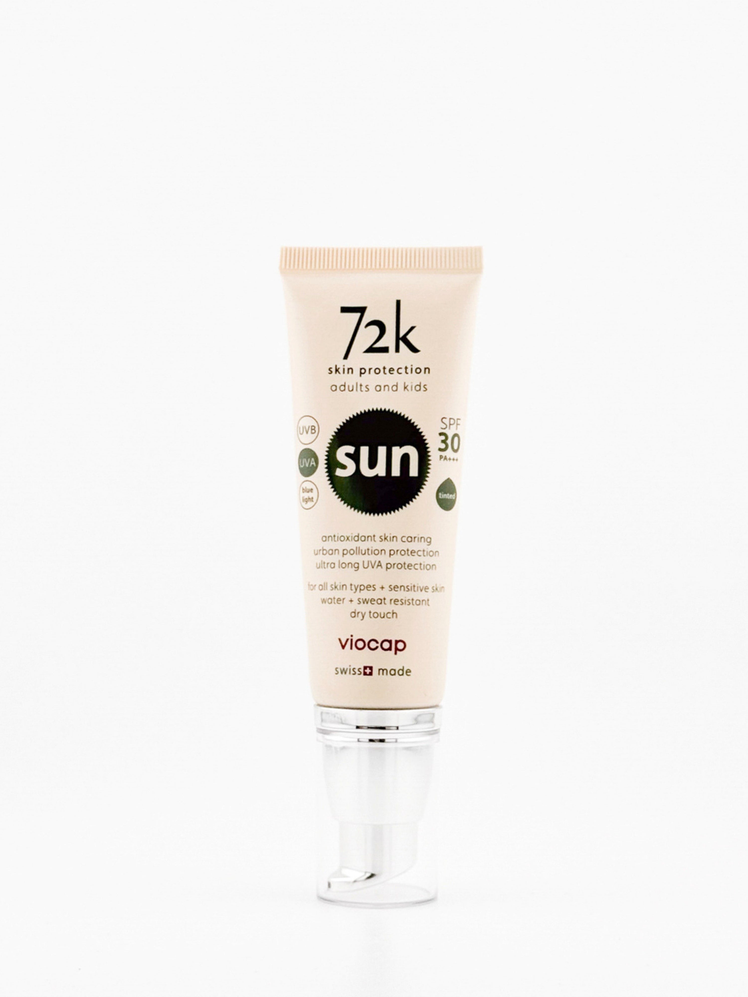 72k - sun skin protection SPF30+ tinted