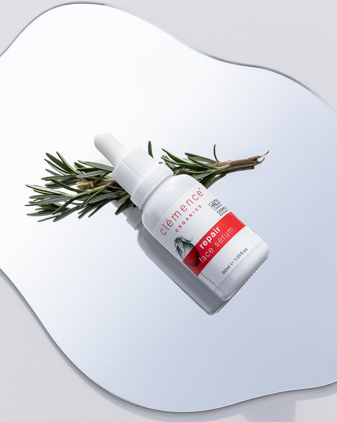 clemence organics sérum réparateur visage
