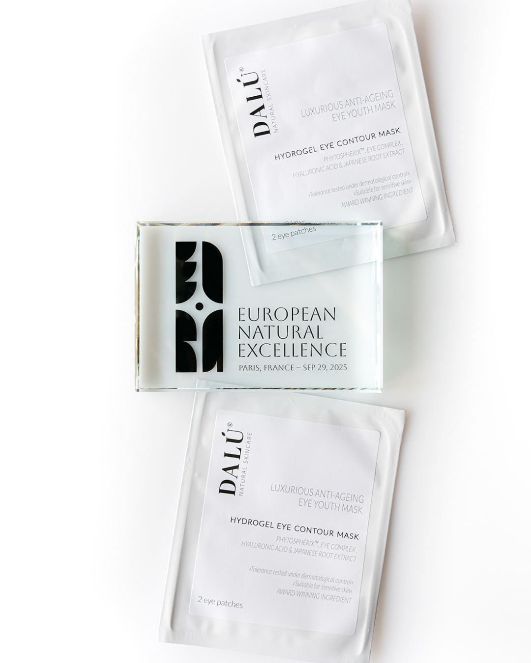 dalu skincare masque hydrogel contour des yeux