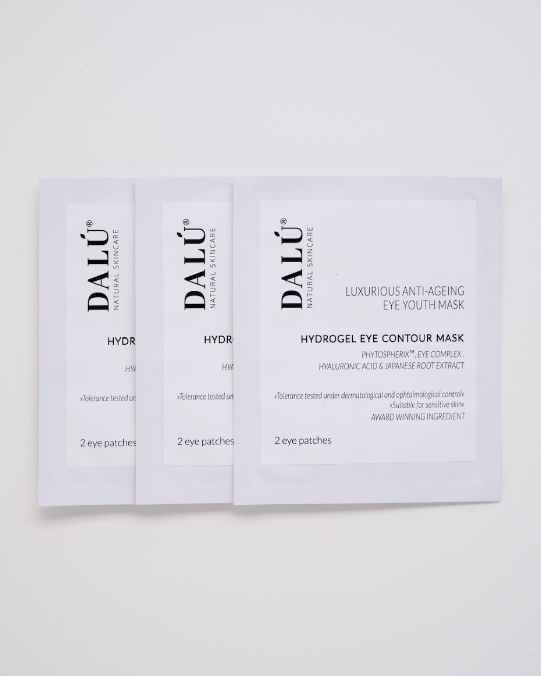 dalu skincare masque hydrogel contour des yeux