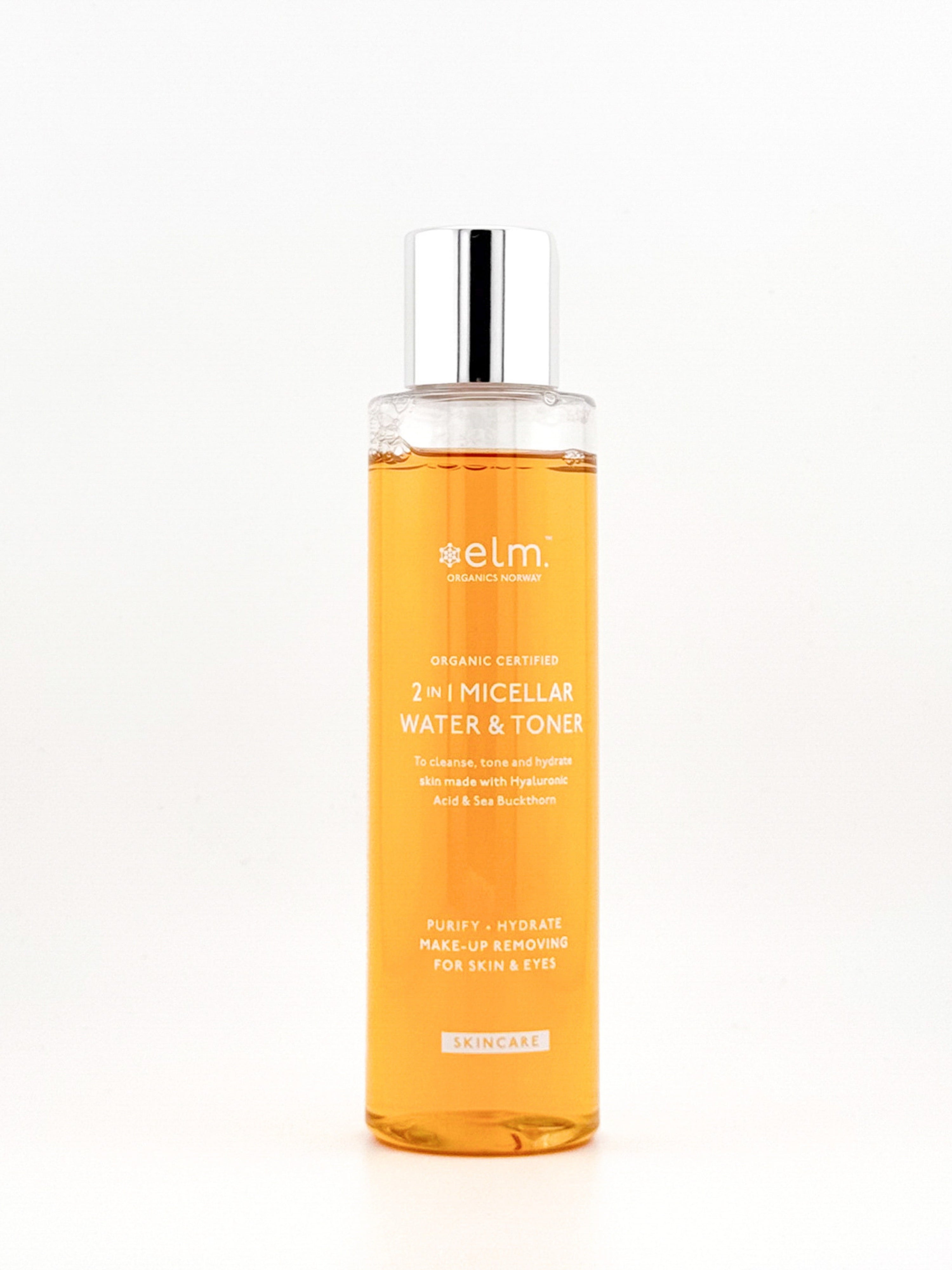L’eau micellaire & lotion tonique 2-en-1 - Elm Organics