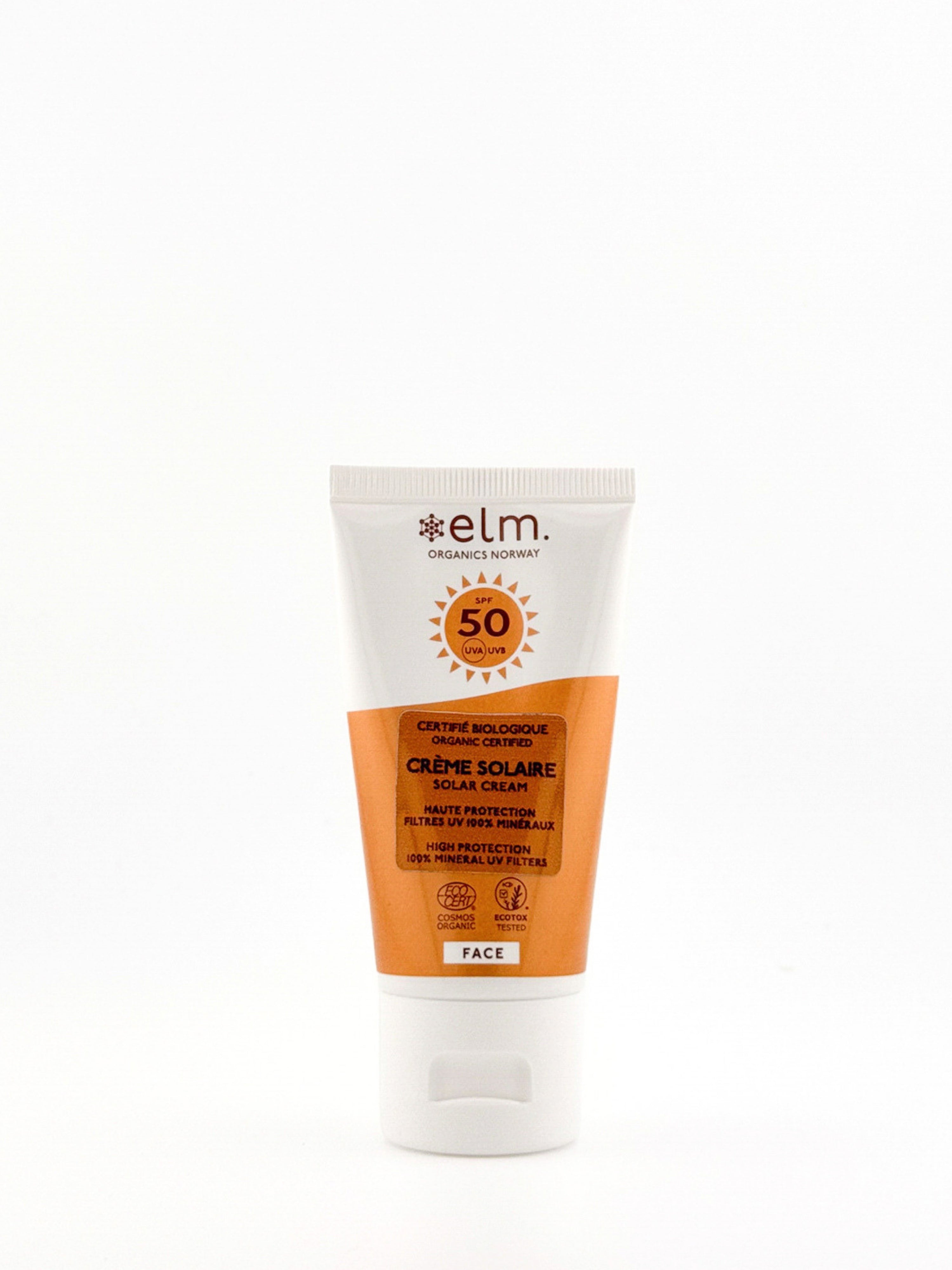 Crème solaire SPF 50 - Elm Organics